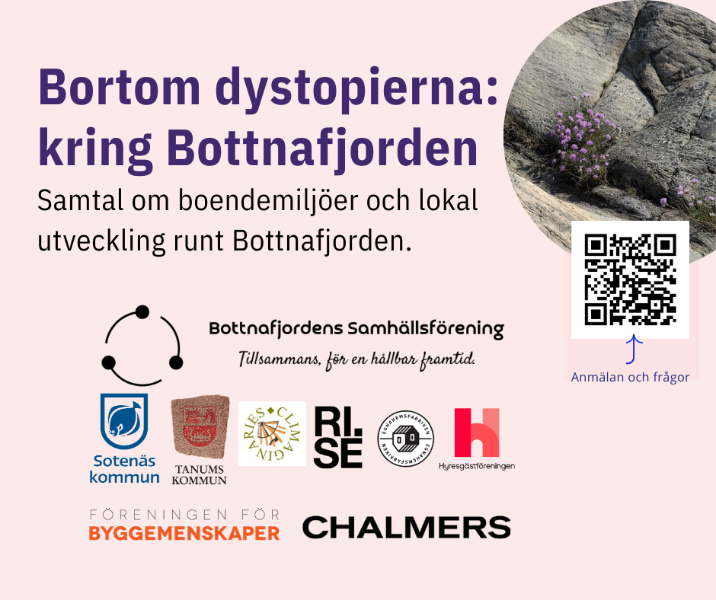 Bortom dystopierna kring Bottnafjorden – Samtal om boendemiljöer och lokal utveckling.